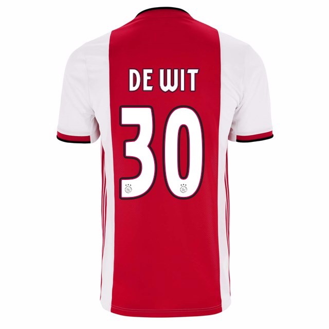 Camisetas Ajax Primera equipo De Wit 2019-20 Rojo